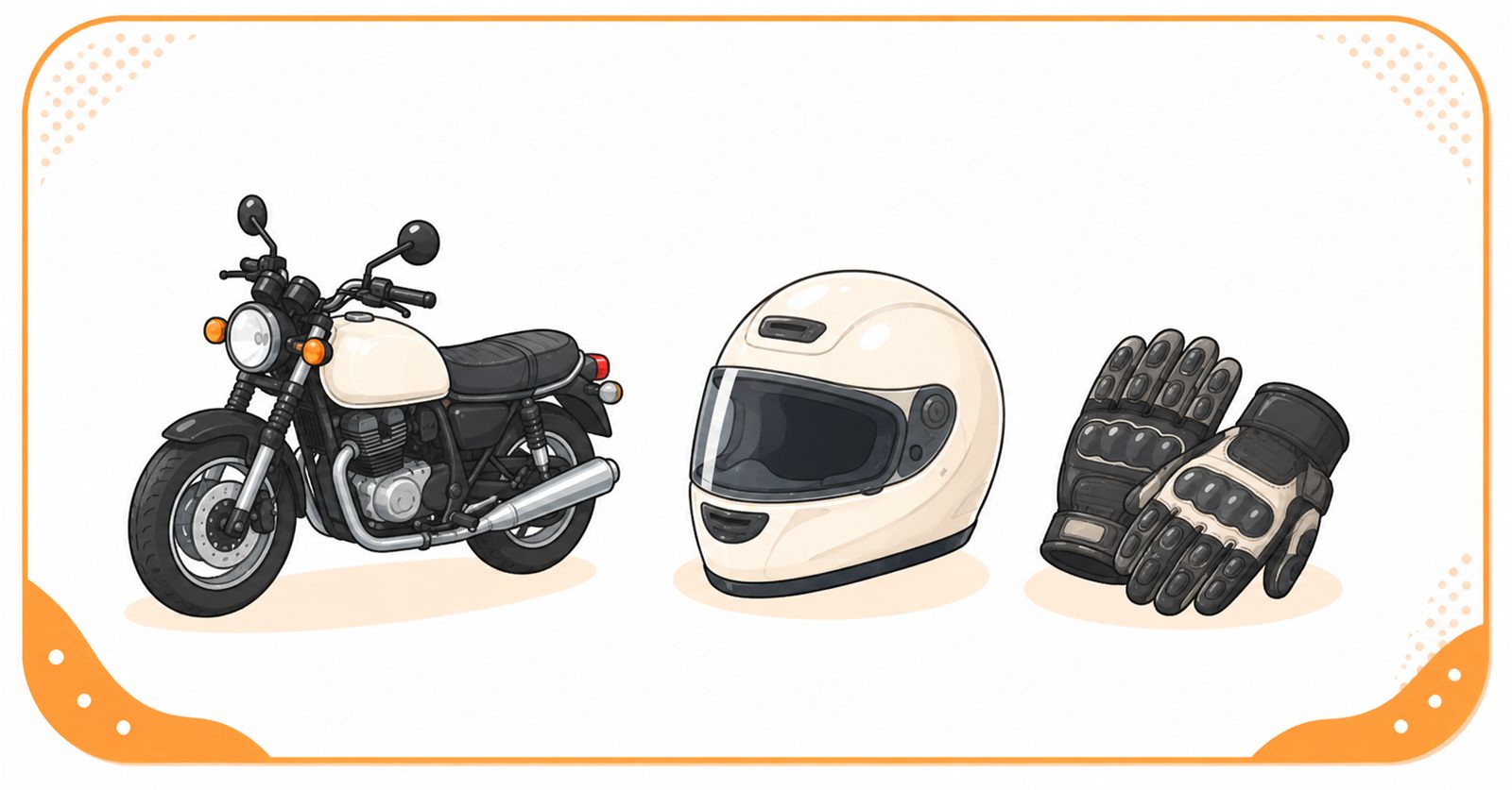 バイクの買取イラスト