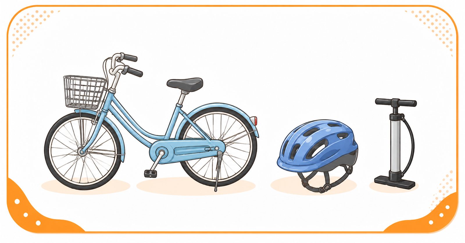自転車の買取イラスト
