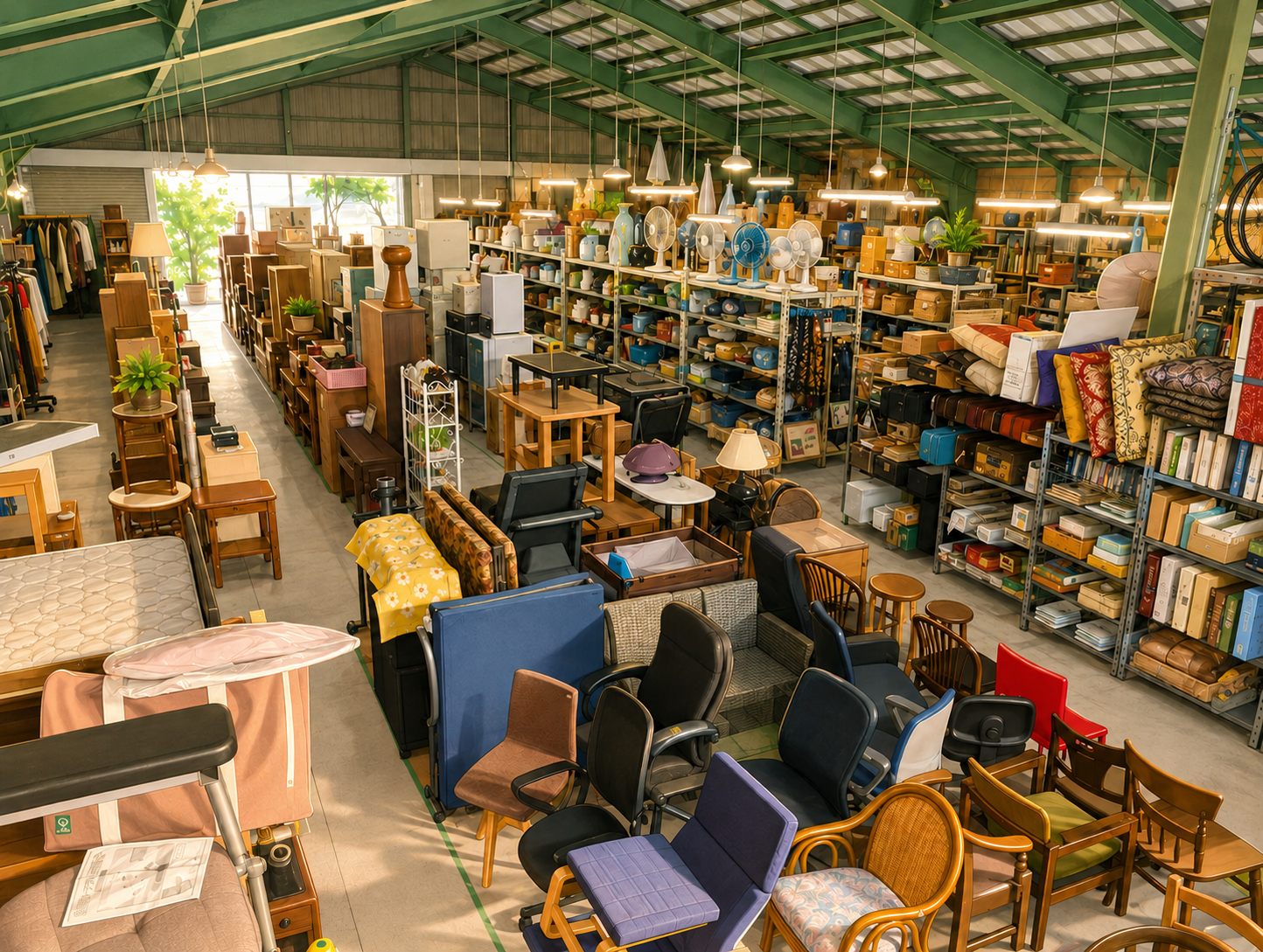 店内の様子（工具エリア）